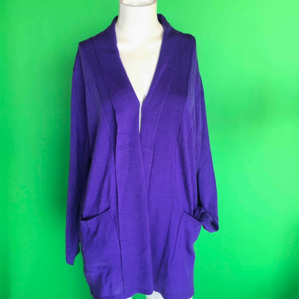 Tanjay Petite Purple Cartigan